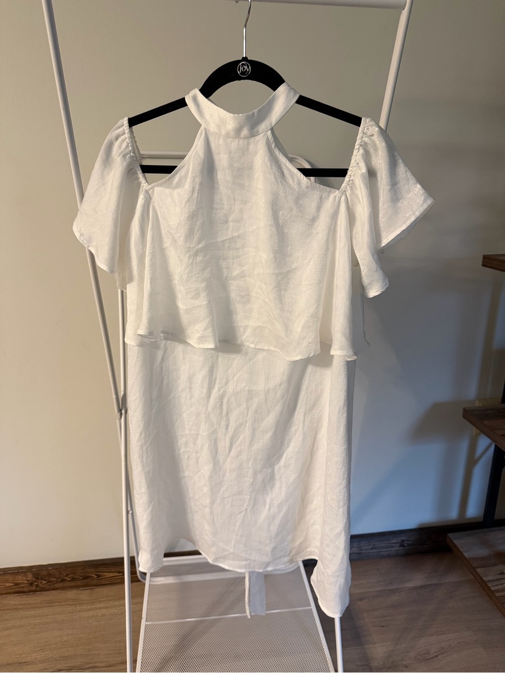 Show Me Your MuMu White Ruffle Dress